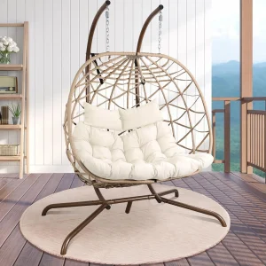 Outdoor Egg Swing Chair with Stand
