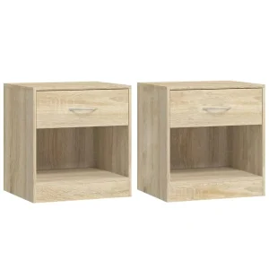 Bedside Cabinets Set of 2